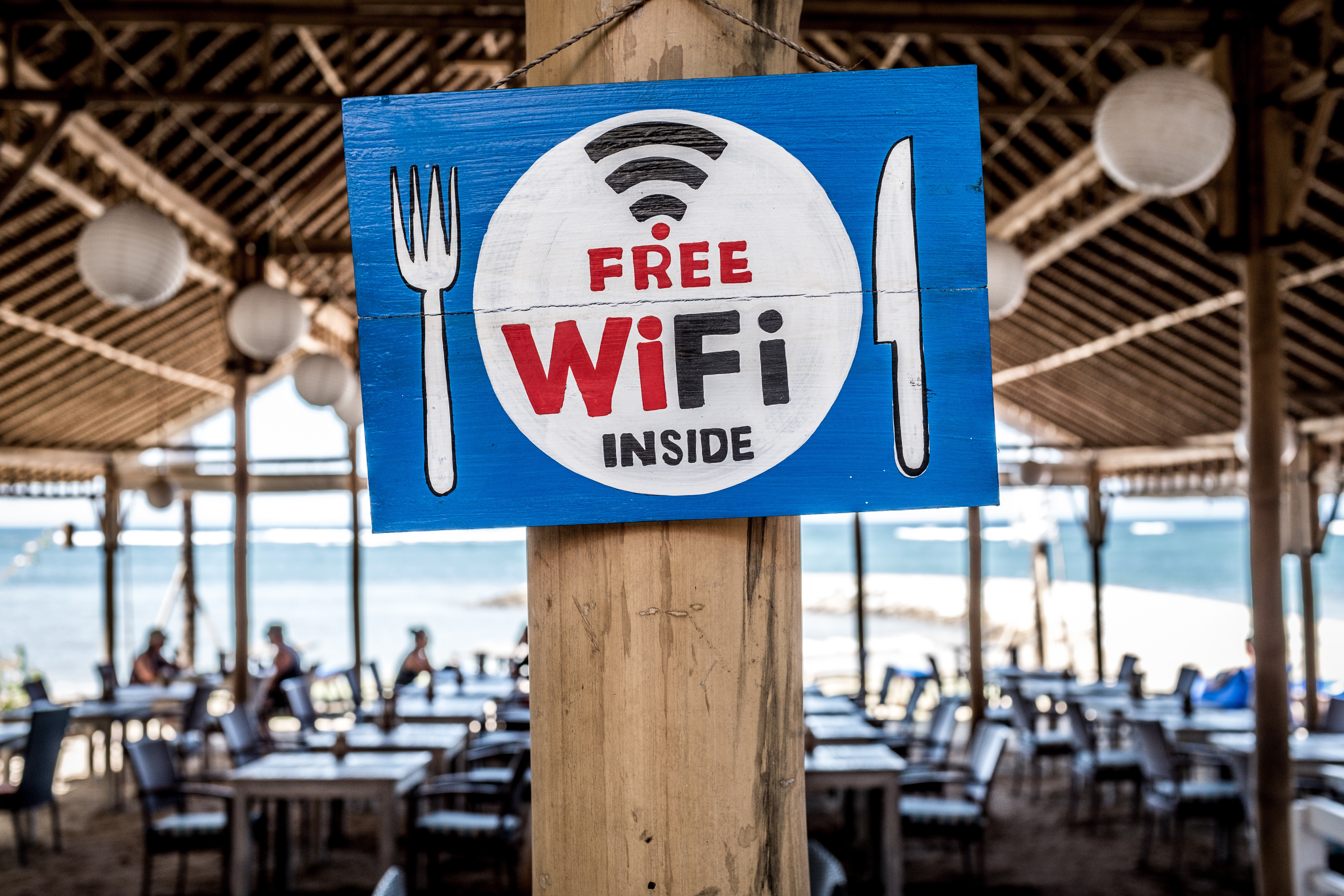 フィリピンには、Wi-Fiが無料で使えるスポットが多い